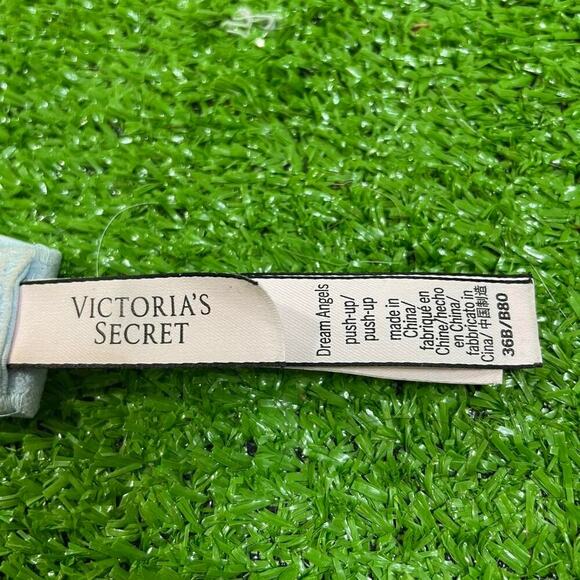 Victorias Secret Women’s Dream Angels Push Up Bra 36B Rhinestone Lace Lingerie‎ - Picture 5 of 5